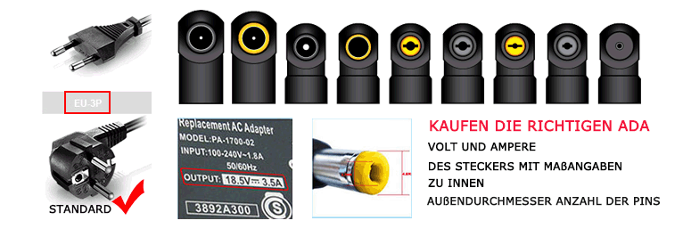 Adapter power cord : akkusmir.de